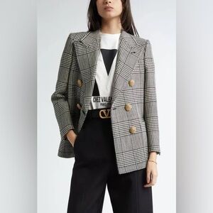 Vintage Valentino Houndstooth Blazer
